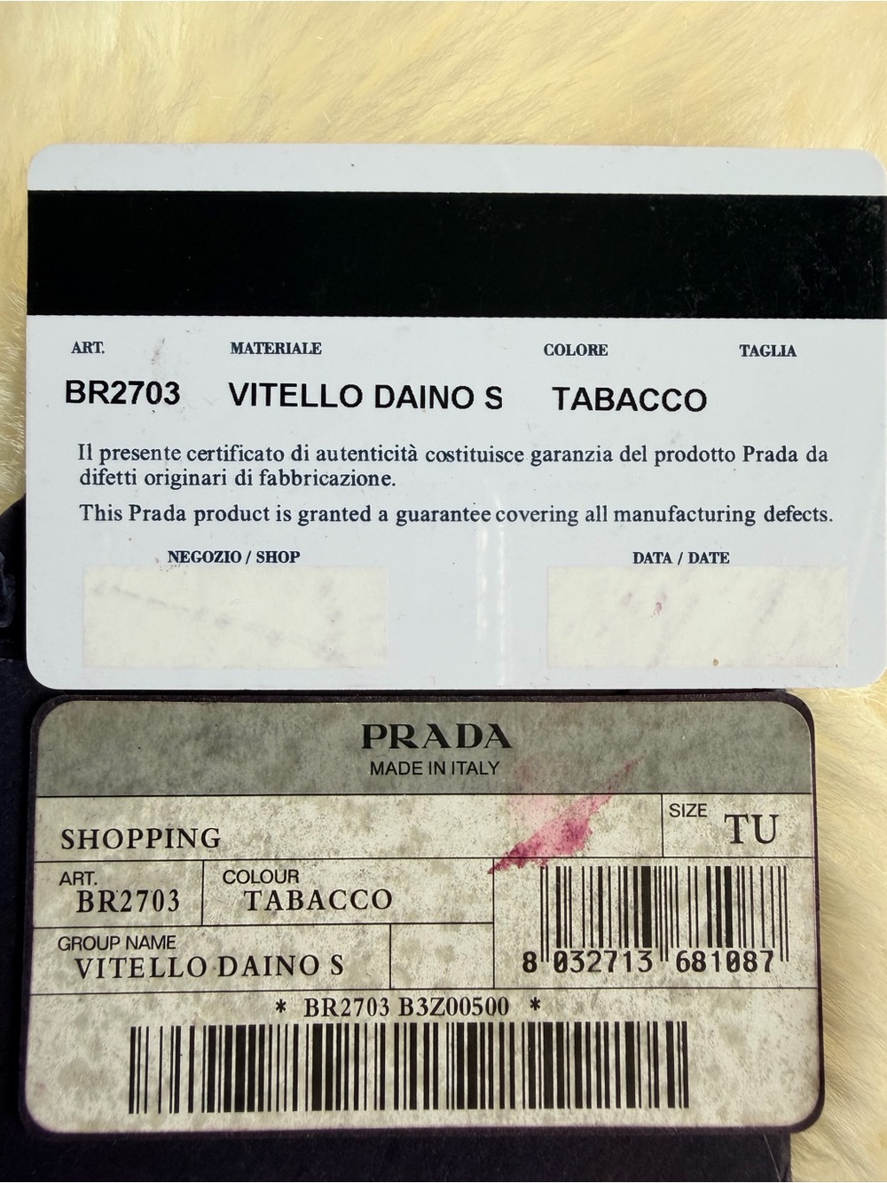 Gorgeous & Unique PRADA - Vitello Daino Buckle Tote Satchel w/authenticity cards - Picture 12 of 16